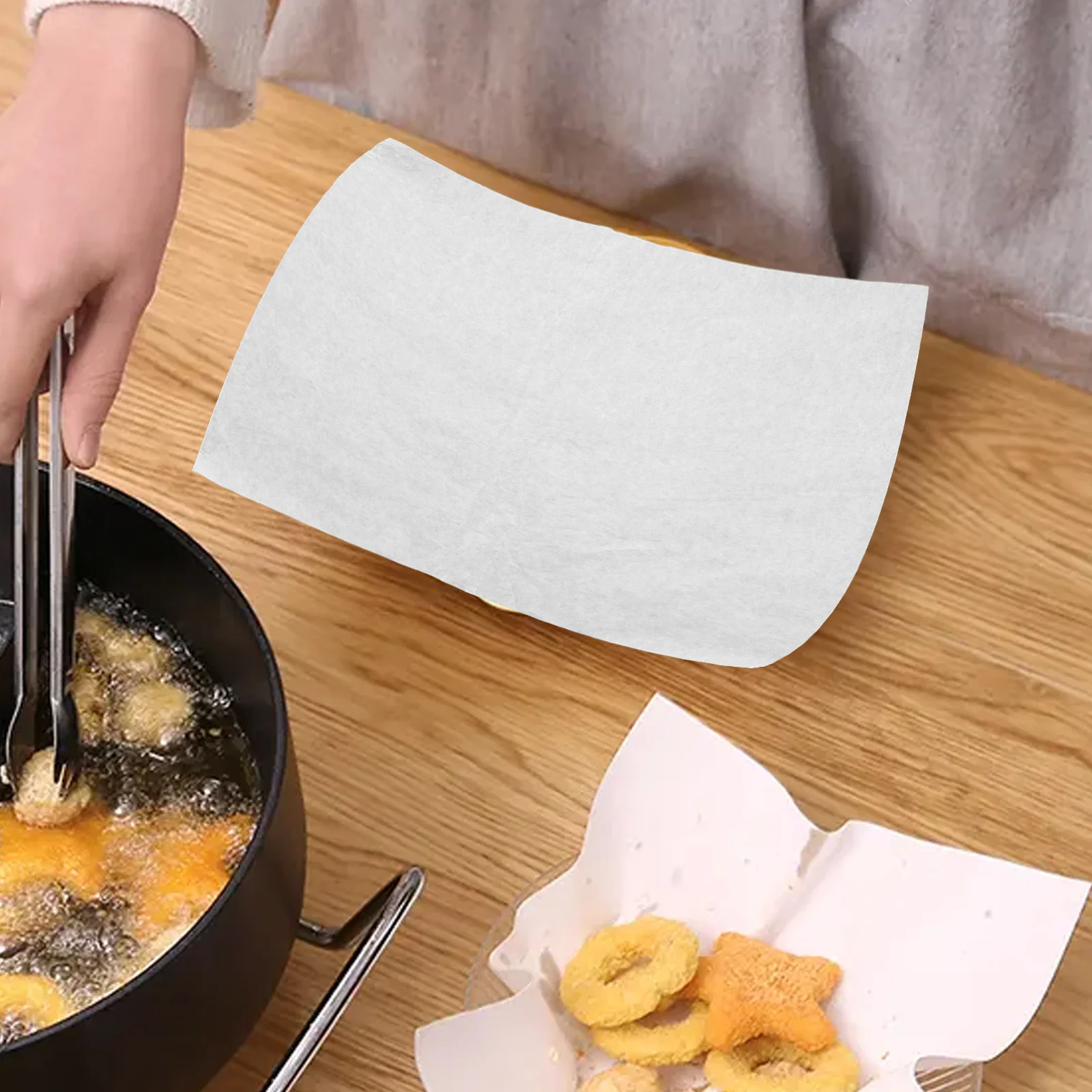 500 Pcs Baking Parchment Paper Non Stick Steamer Liner Oven Sheets Kitchen Gadgets Steamed Bun Mat Heat Resistant Pad