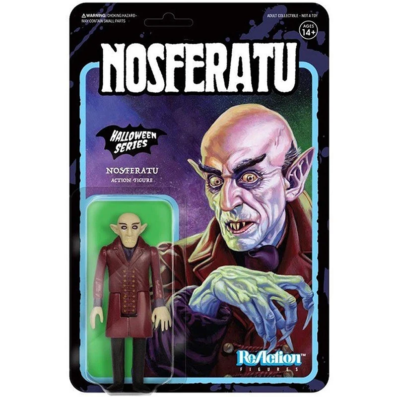 

Super7 Halloween Series Nosferatu Action Reaction Figure Classic Movie Character Model Collectible Figurines Children Toys Gift