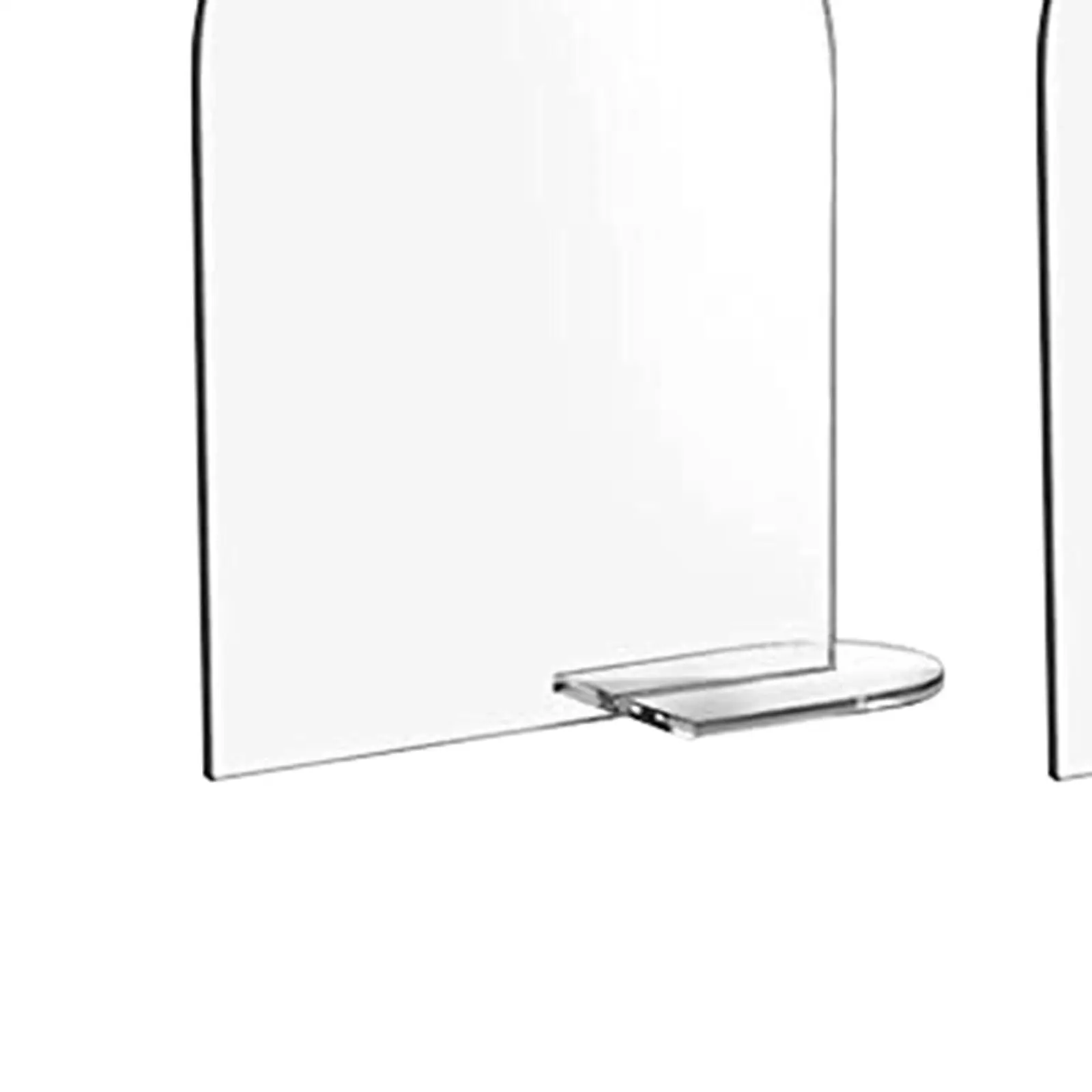 Blank Clear Acrylic Place Card Frames for DIY Wedding Seating Chart Guest Name Tags