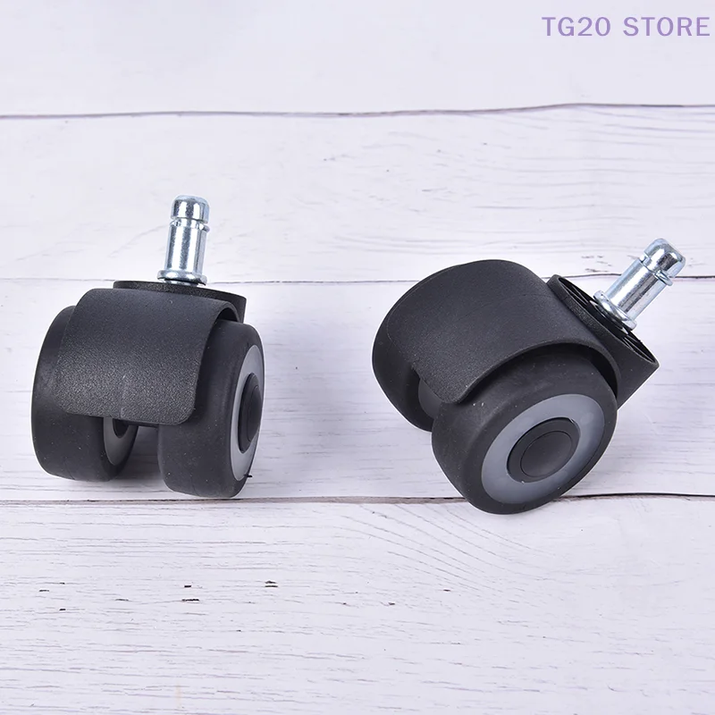 22ZT 1pcs Universal Mute Wheel Office Chair Replacement Casters Rubber Roller Furniture Wheel Home Hardware Replacement Part