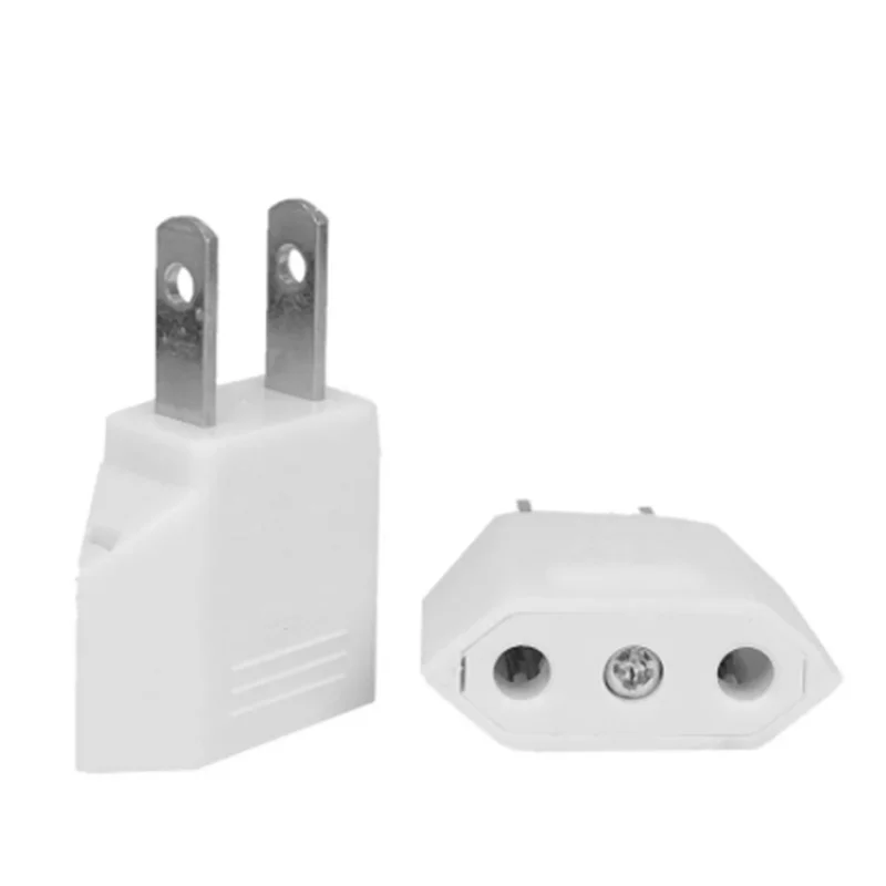 1pcs US/EU American Socket Adapter 2pin 4.0mm European EU To US plug Power adapter Converter Electrical Socket  Outle