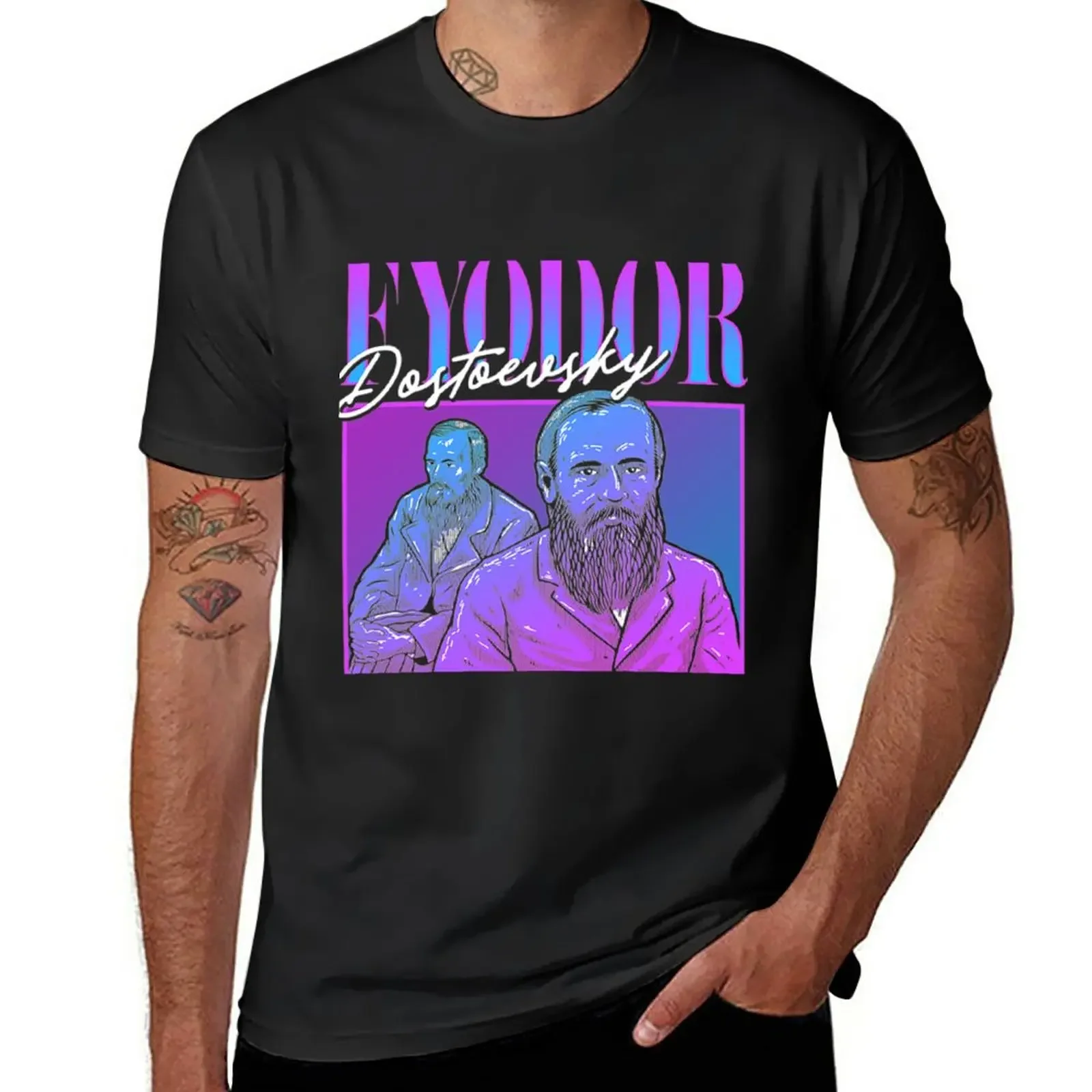 

Dostoevsky T-Shirt Short sleeve tee plain new edition plus size tops mens graphic t-shirts anime