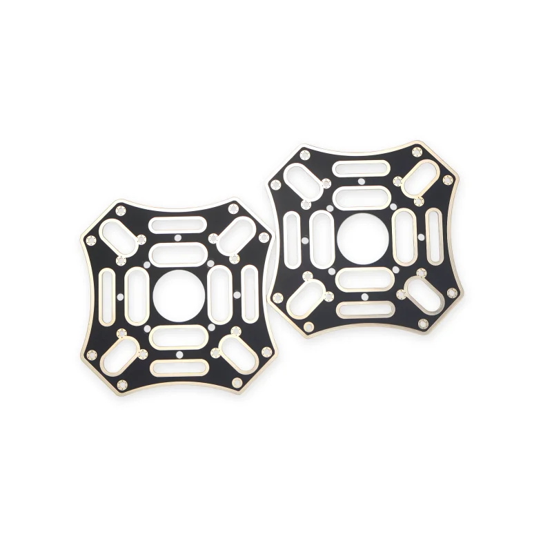 

High-Precision Manufacturing 1PCS DJI F450 Upper Centre Plate PCB Main Frame Board, Top Plate for Quadcopter Repair (Black)