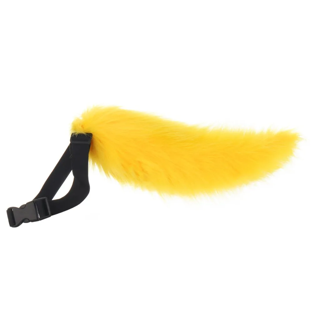 1 Pcs/set Cute Handmade Kitten Ear Hair Hoop Headdress Animal Ear Animal Tail Suit Soft Pointed Ear Cosplay Tail Stage Show