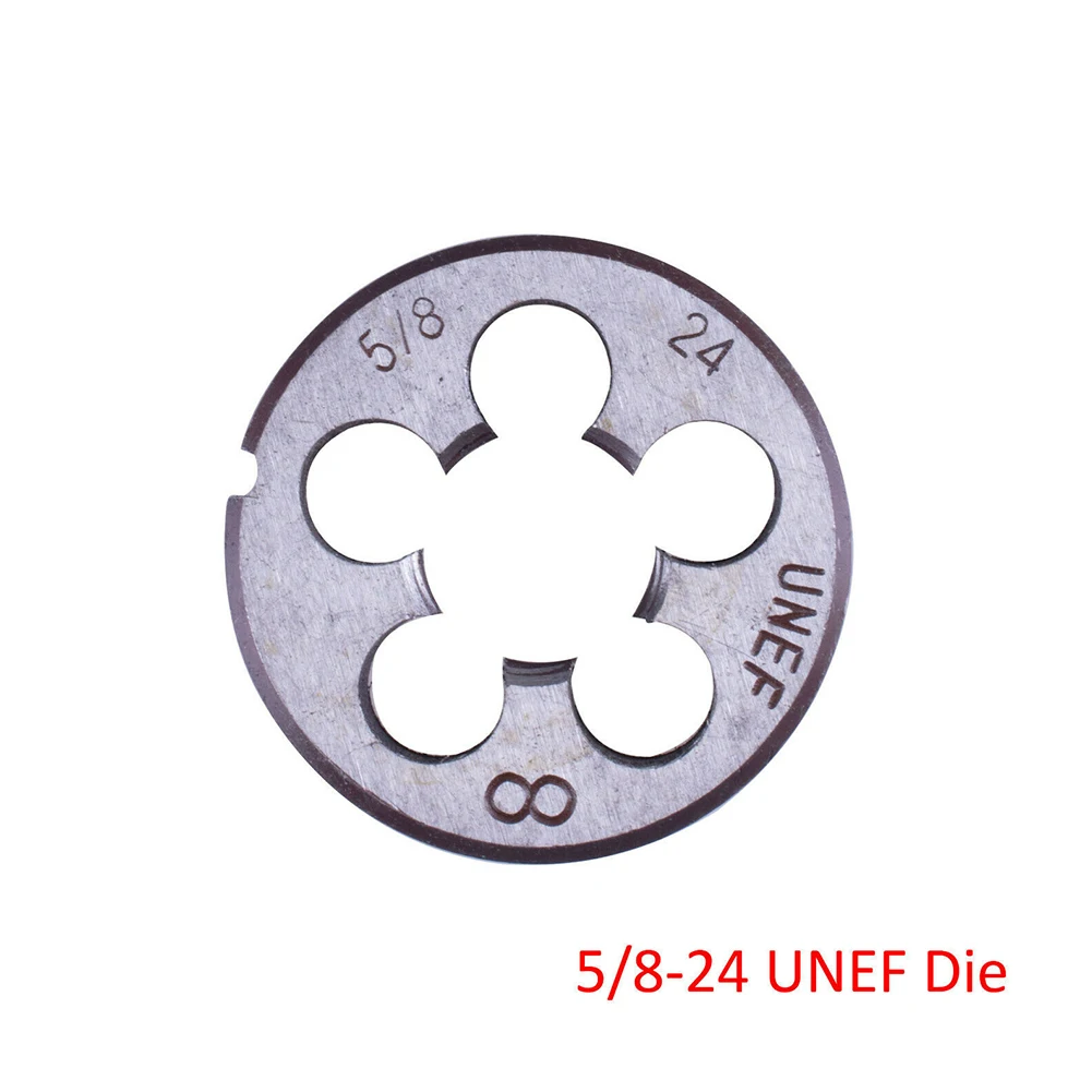 أدوات 5/8 بوصة - 24 DIE UNEF Die Gunsmithing Round 1.5 بوصة (38 مم) 5/8-24 UNEF جودة عالية كمامة خيوط موثوقة #1