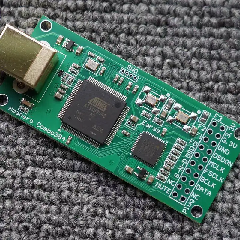 อิตาลี Amanero Combo384 โมดูลอินเทอร์เฟซดิจิตอล USB DSD512 PCM384 อัพเกรดเป็น XMOS