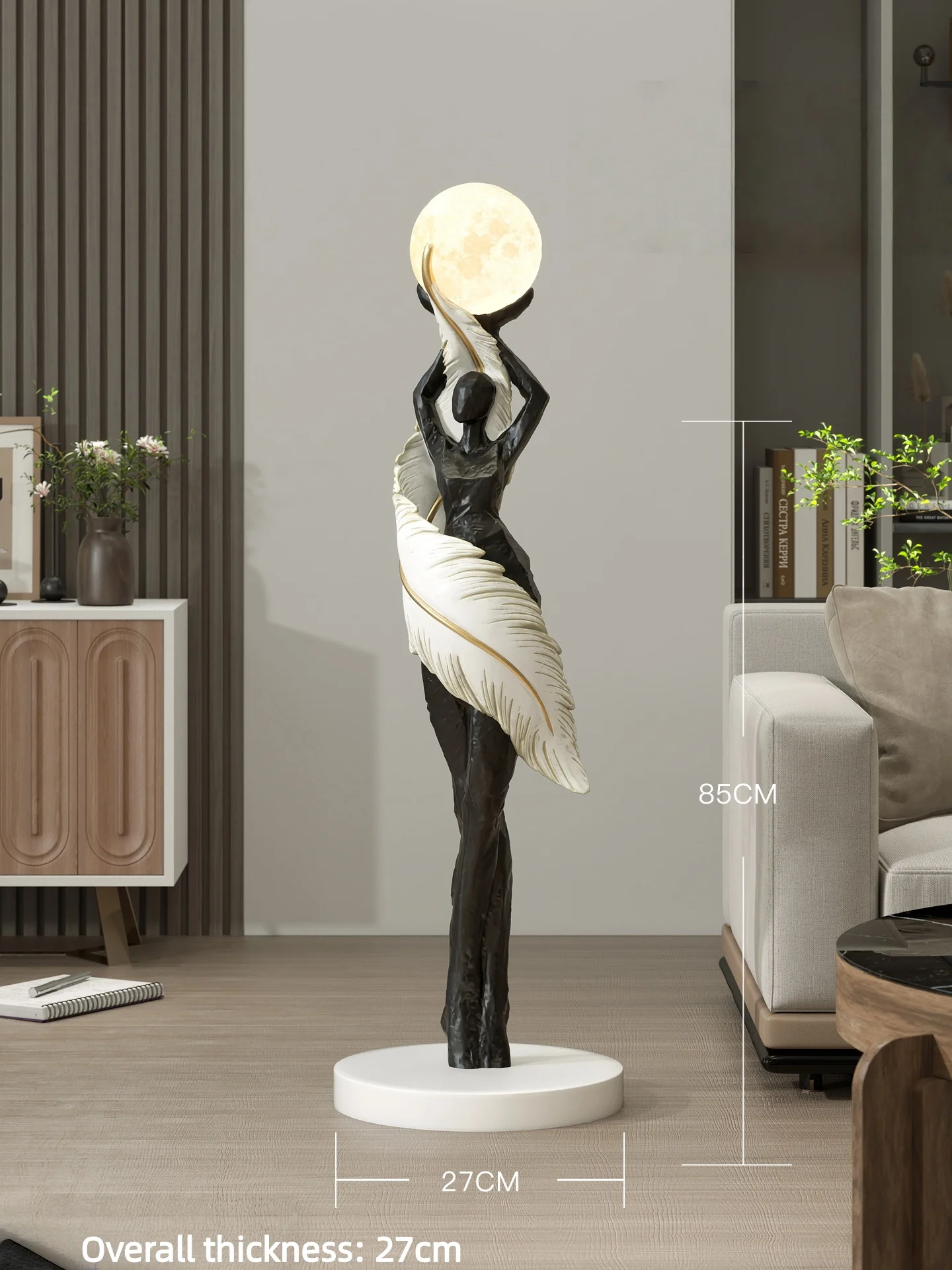 Modern Art Floor Lamp Home decoration Lights Living Room Bedroom Humanoid Atmosphere Lamps Couch High-End Sculpture LED Lighting