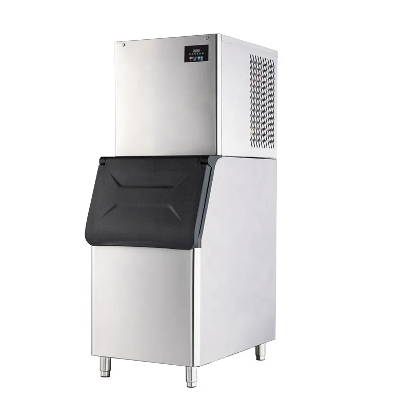 2024 New Product 90kg Blue Light Crescent Ice Machine for Bars Coffee & Drink Shops Featuring Core Motor & Gear Components
