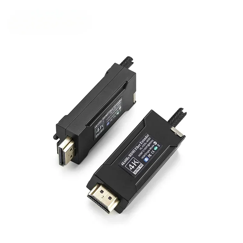 4K 60Hz       over Fiber Extender – Optical Fiber Converter Transceiver for Long Distance Transmission