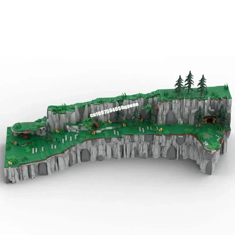 New 3046PCS Famous Zeldas Game Series MOC BOTW Pathway Street View Model Custom Puzzle Diy Creative Ideas KidToy Birthday Gift