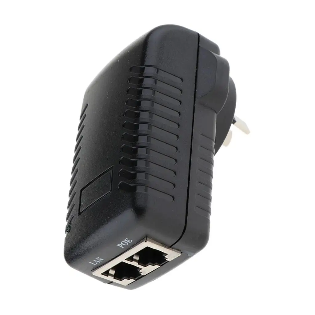 

48V0.5A Сетевой источник питания-инжектора Poe LAN AU Настенная вилка для IP-камеры