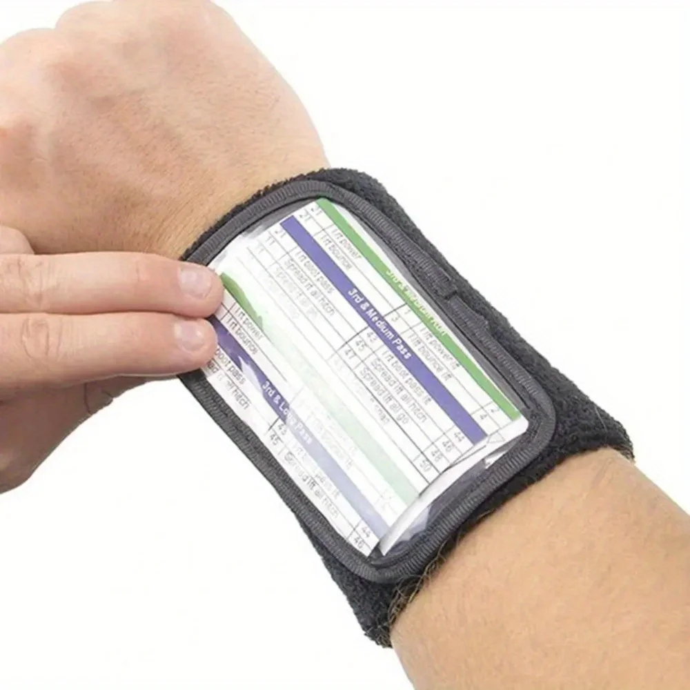 1 قطعة دعامة المعصم مقاوم للماء صفحة مزدوجة القطن الرجبي براسر كرة القدم الهوكي كرة السلة دليل CoachBracer معصمه