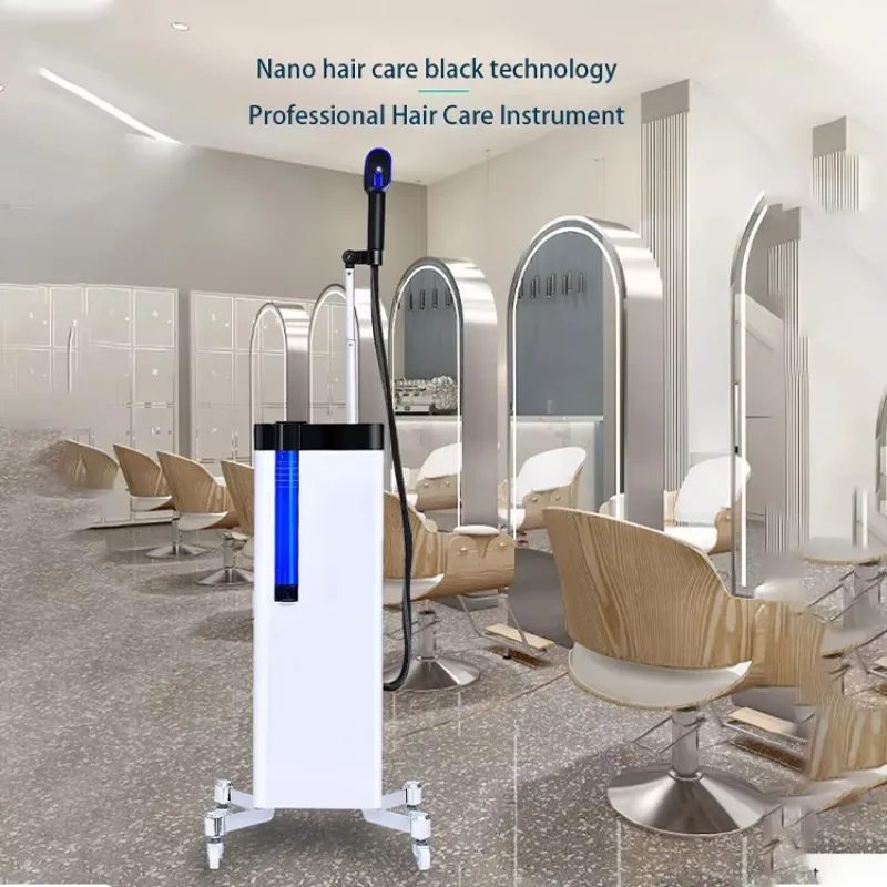 Nano Spray Hot Cold Facial Steamer Machine Salon Micro Mist Hair Steamer Machine  Hydrating Care Steam Machine