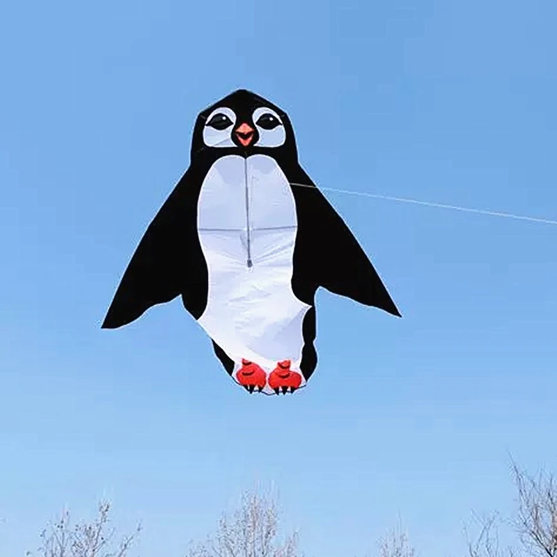 free shipping swaying penguin kite for adults kites cartoon kites pilot kite cometas profesionales gigantes kite large volante