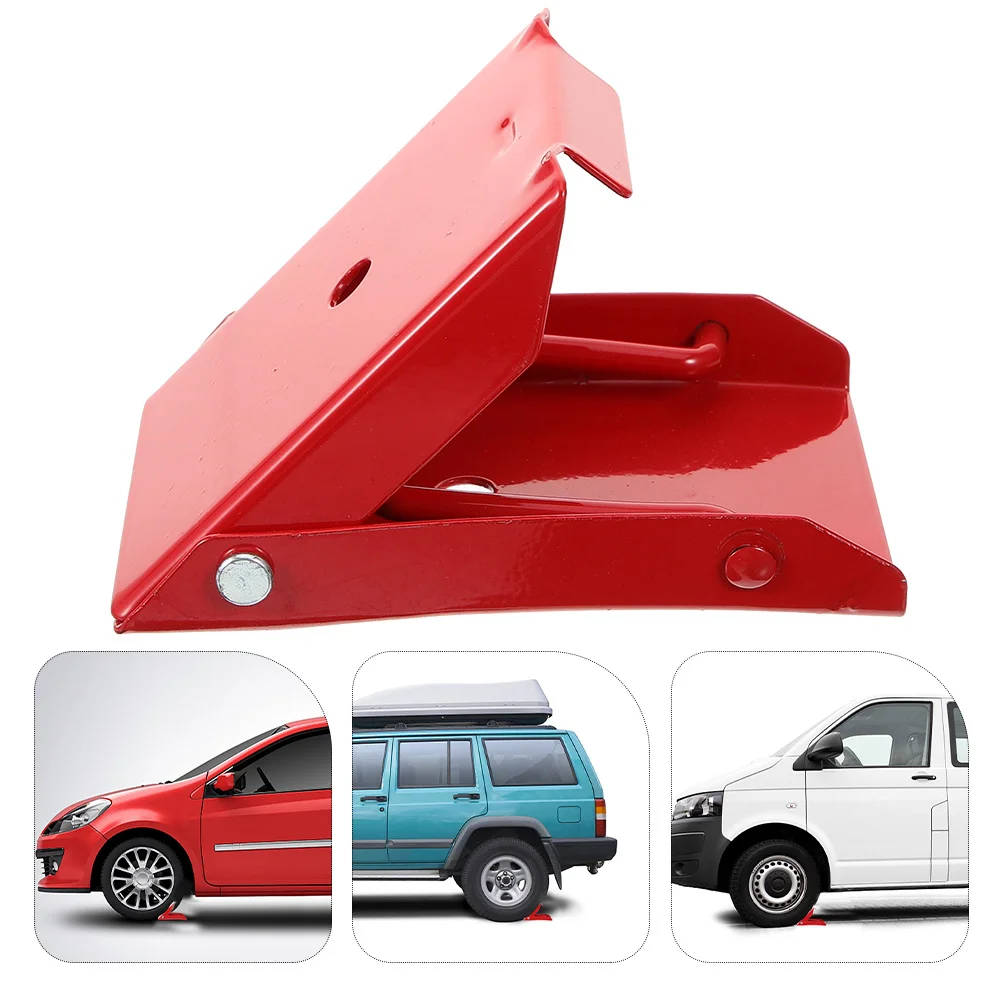 2 Stuks Autoband Anti-Slip Pads Draagbare Wheel Chocks Voor Parking Veiligheid Trailer Wiel Stopper Rv Stabilisator Blokken