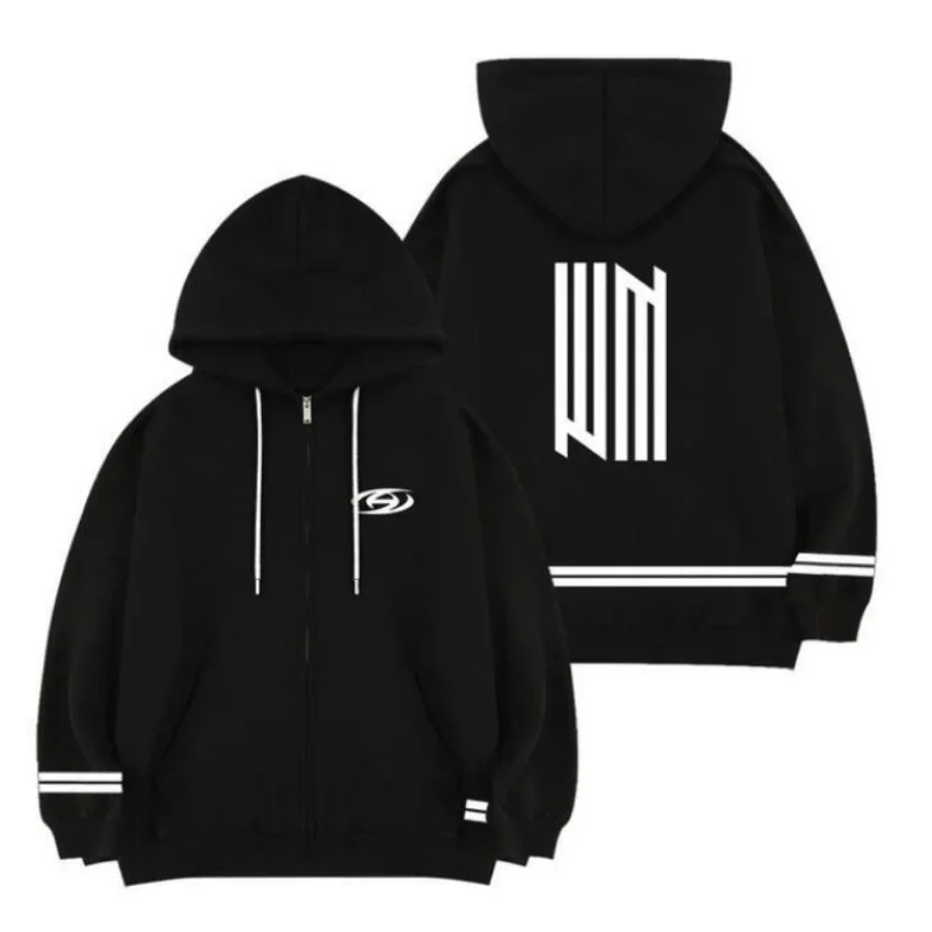 K-POP KPOP ATEEZ THE FELLOWSHIP : BREAK THE WALL 2023 WORLD TOUR Women/Men Hoodie Sweatshirt Long Sleeve Pullover Hooded Jacket