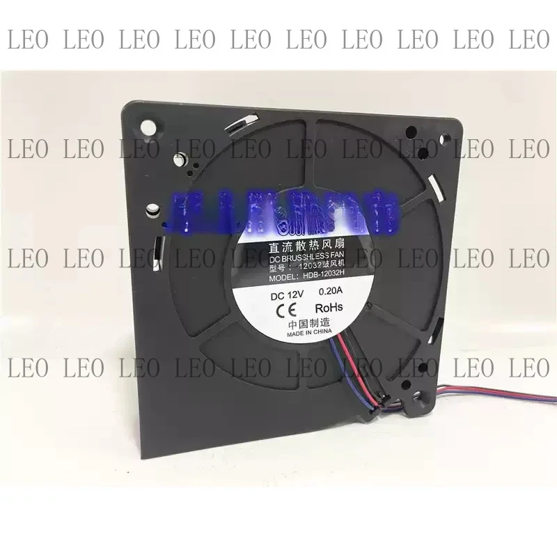 MY 1PCS For COOLBREEZE HDB-12032H DC 12V 0.20A 3-Wire Blower Turbo Cooling Fan