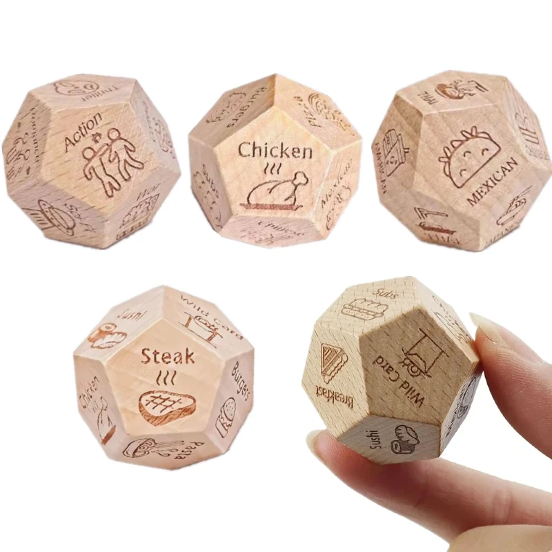Dice For Her Him Couples Gift Ideas Food Decision Dice Games Christmas Birthday Valentines Day Gifts For Wife Husband 2026