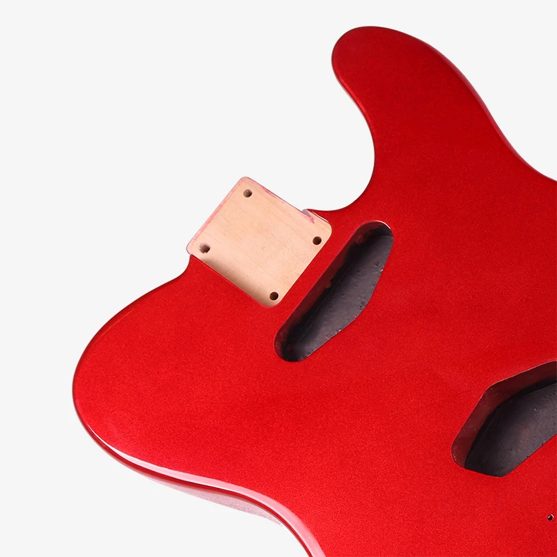 TL Guitar Body Alder Metal Red For Tele Style, Electric Guitar Replacement Building Kits Custom and DIY