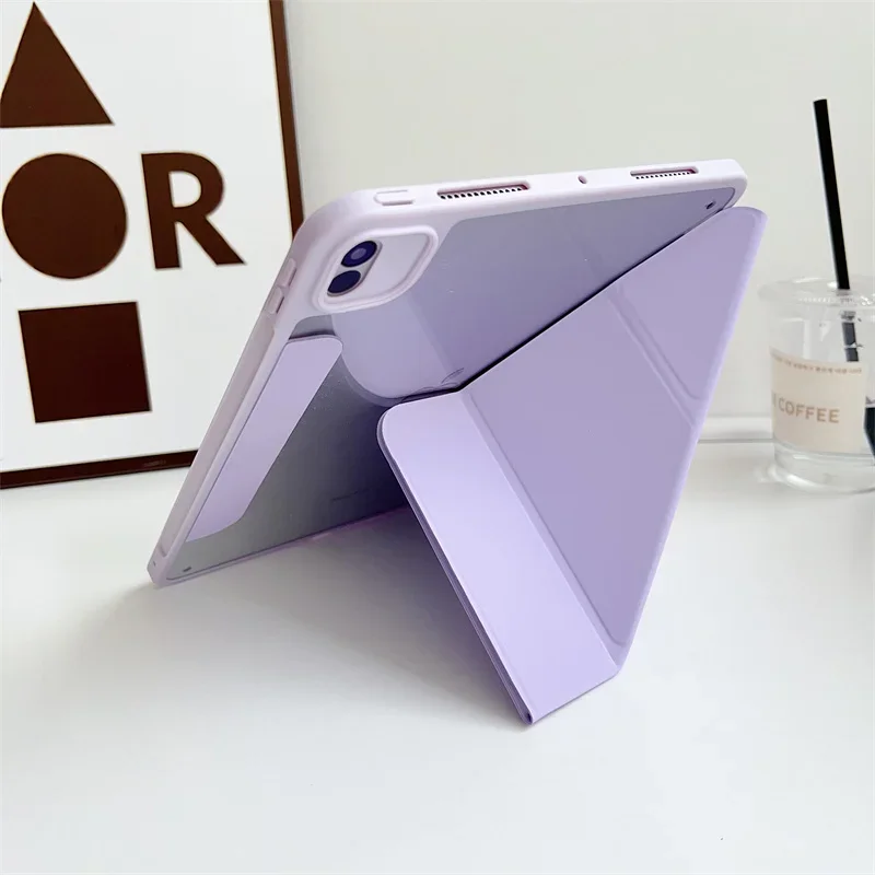 حافظة لجهاز IPad Air 6 7 11 2025 IPad Pro 11 12.9 13 2024 غطاء مغناطيسي قابل للإزالة IPad A16 11th 10th 9th Air 1 2 3 4 5 10.9 Funda #3