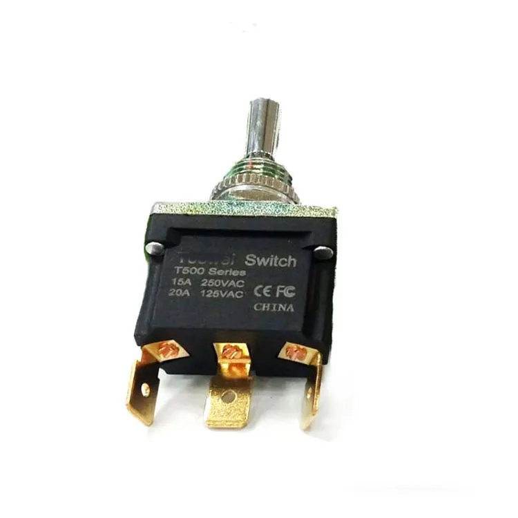 Original T501MW/T501MT 3-pin 3-gear reset (ON)-OFF-(ON) button switch IP67 waterproof outdoor yacht car modification switch