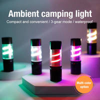 3 Gear Brightness Zoomable Ambient Retro Camping Light USB-C Rechargeable IP44 Waterproof Emergency Flashlight Fishing Lantern