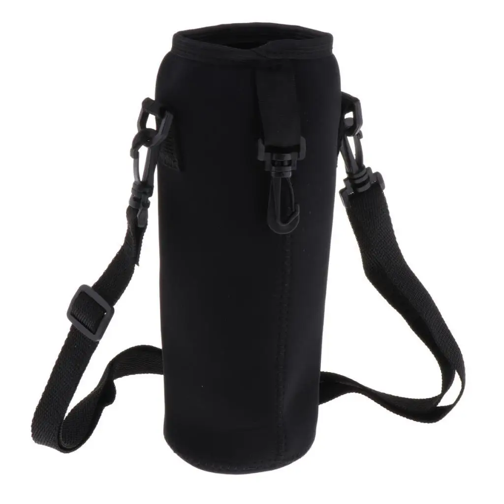 Wasserflaschenträger, isolierte Abdeckung, Tasche, Beutelhalter, Schultergurt, 1 l, Sport-Wasserflaschenetui, Neopren-Beutelhalter