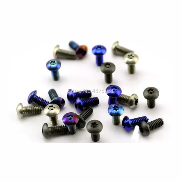 5pcs Titanium Alloy Pocket Folding Knife Screws T6 Plum DIY Screws for Spyderco \ EMS \ XM18 / Benchmade / ZT Винты