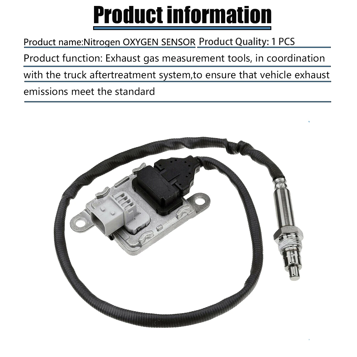 4326870 Nitrogen Oxide Nox Sensor For Cummins 11.9L 15L ISX 2013 2014 2015 2016 2017 2018 3687930 5WK96740B