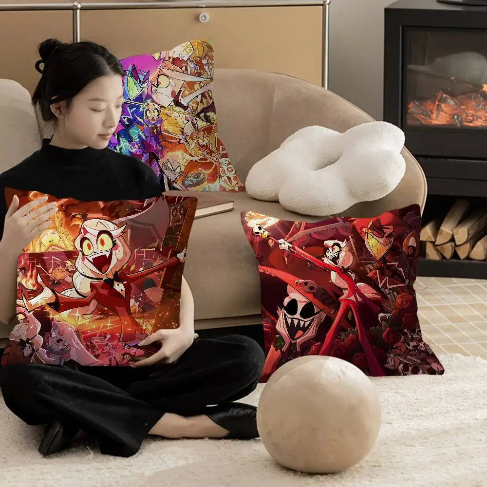 Anime Cartoon Alastor Angel Lucky Dragon pillow cover sofa cushion cover home room decoration children gift