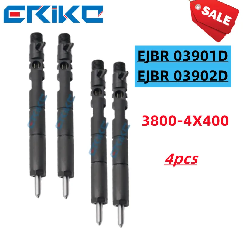 

4Pcs EJBR03901D EJBR03902D Common Rail Injector Parts 3800-4X400 EJB R03901D EJBR 03901D EJBR0 3901D for Hyundai Terracan