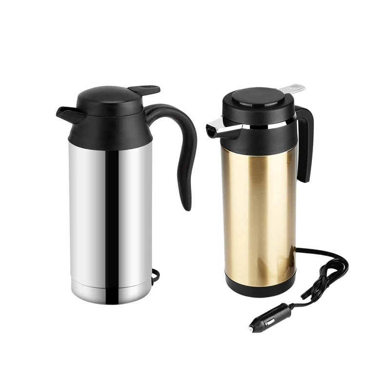 

Car Electric Kettle Travel Car Cigarette Lighter DC24V 750Ml & 1200Ml Stainless Steel Electric Car Kettle 12V Cigarette