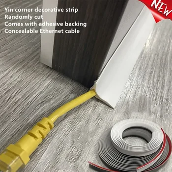 רך דבק עצמי לקצץ קיר פינה caulk פינה פנימית לרציטת תקרה רצועה דקורטיבית דפוס לקצץ תפאורה