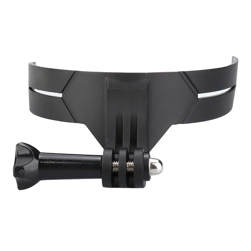 Imagen 4: Soporte de barbilla para casco de motocicleta, soporte de montaje para GoPro Hero 13 12 10 9 8 7 6 negro Sjcam DJI Akaso Camera Go Pro, accesorios