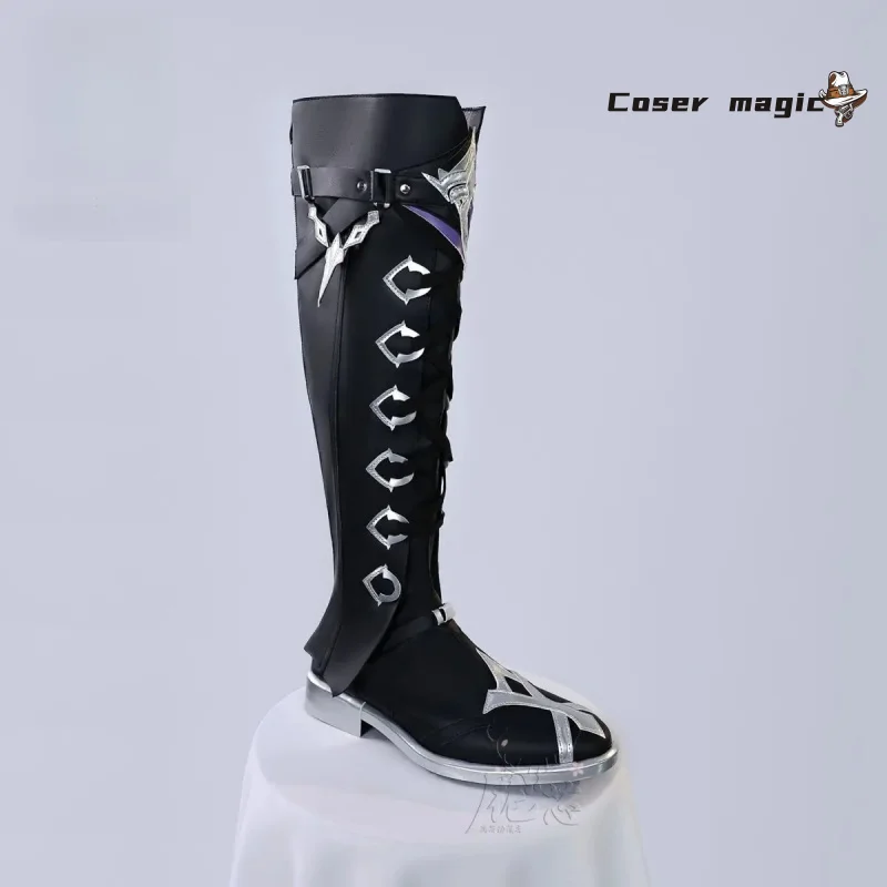 Juego Genshin Impact Kyryll Chudomirovich Flins, zapatos de disfraz para Cosplay, Personaje de Anime, accesorio para fiesta de Carnaval y Halloween