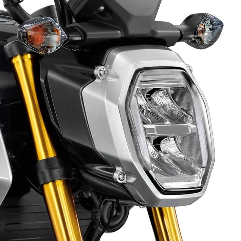 Pelindung lampu depan sepeda motor, untuk Honda MSX125 GROM 125SF 21-23 lampu depan bagian pelindung perisai kisi-kisi lampu