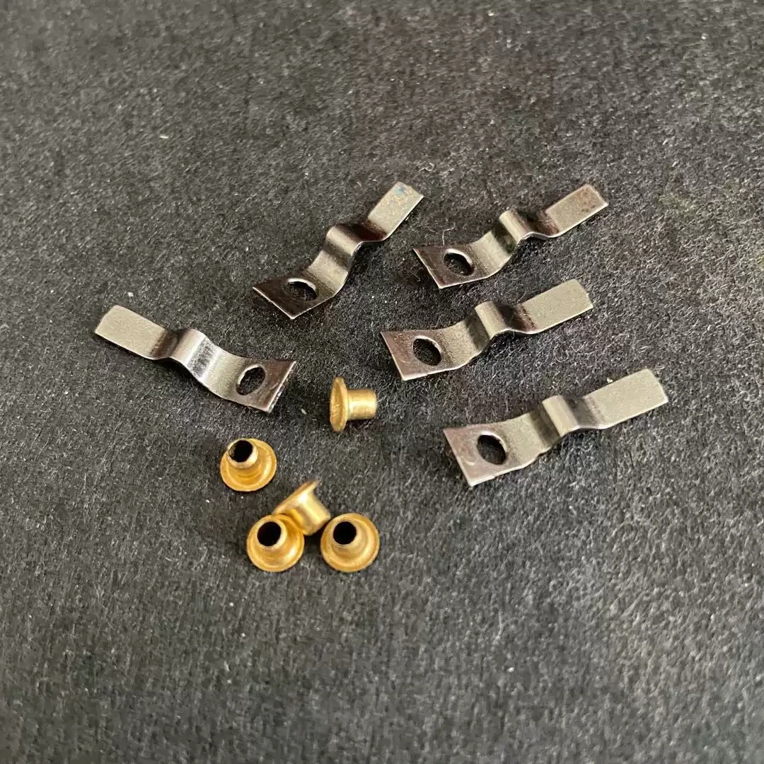 5set Durable Manganese Steel Bow Plate Humped Back Cam Spring Rivet For Zippo Vintage Oil Lighter Inner Parts Repair Accessories view 5
