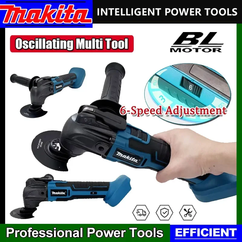 

Makita 600W Oscillating 20000OPM Electric Saw Multi Function Tool Trimmer Cutting Woodworking Power Tool for 21V 18V Battery