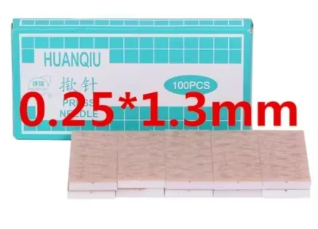 10 boxes=1000pcs  sterile ear press needle Auricular acupuncture needle Intradermal needle 100pcs SZ 0.25*1.3mm