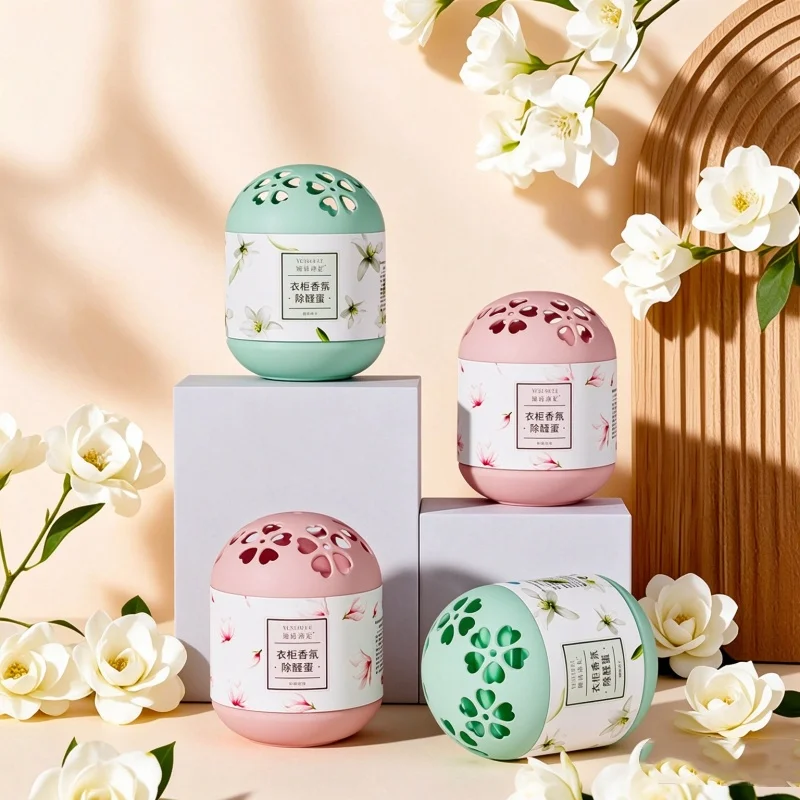 4/2 Pieces of Random Style Wardrobe Fragrance Paste Diffuser Stone Scented Plant Essential Oil Perfume Flameless Fragrance Long-Lasting Solid Fragrance Balm for Shoe Cabinet