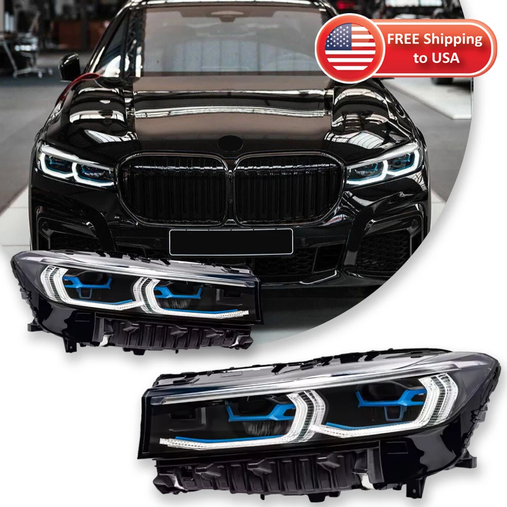 TYPY Car Lights For BMW 7 Series G12 2016-2019 Headlight LED Projetor head Lamp Daytime Running Light Automotive Accessories