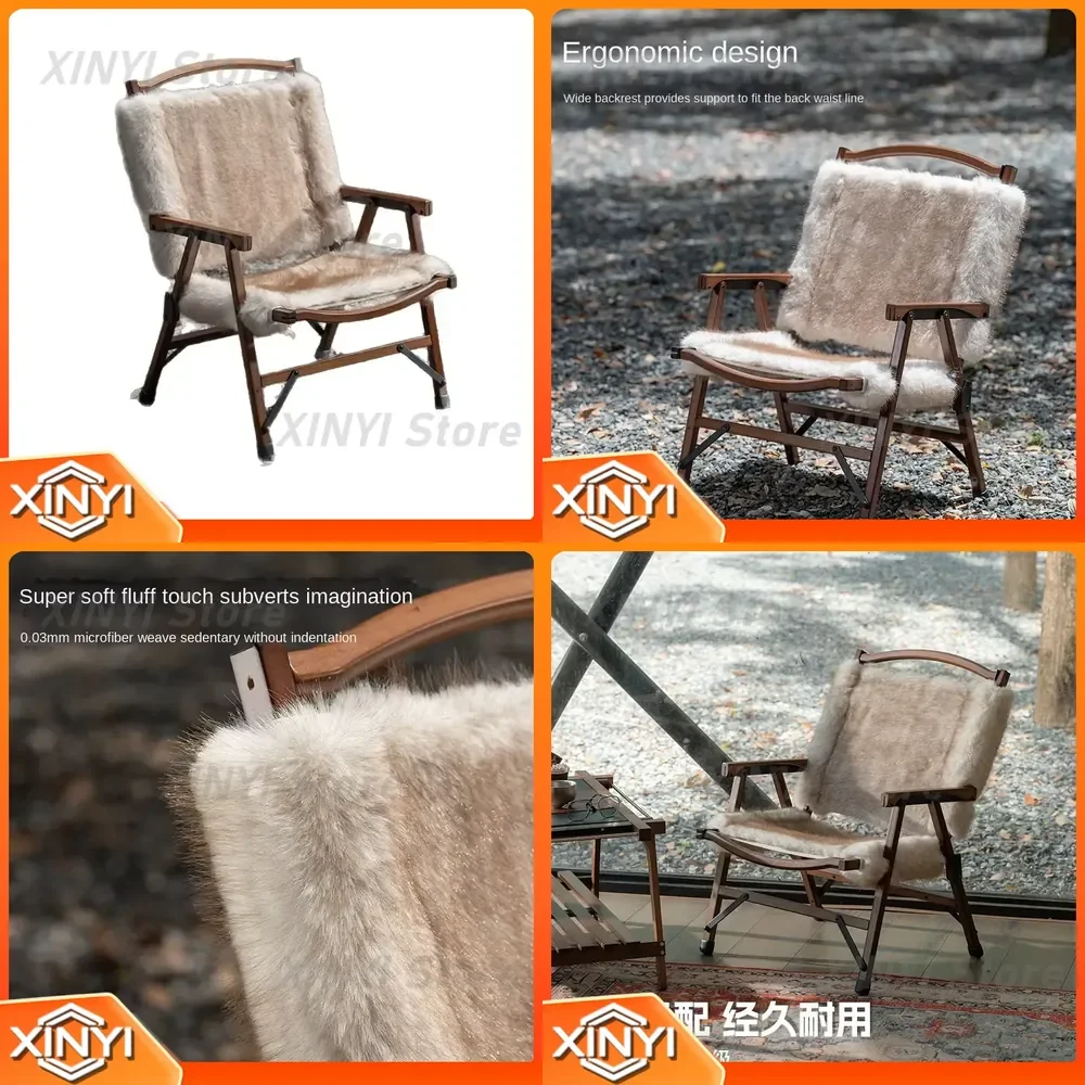 Foldable Outdoor Beach Chair for Travel Courtyard Balcony Lounge Modern Design Portable Lightweight Camping Chair Garden