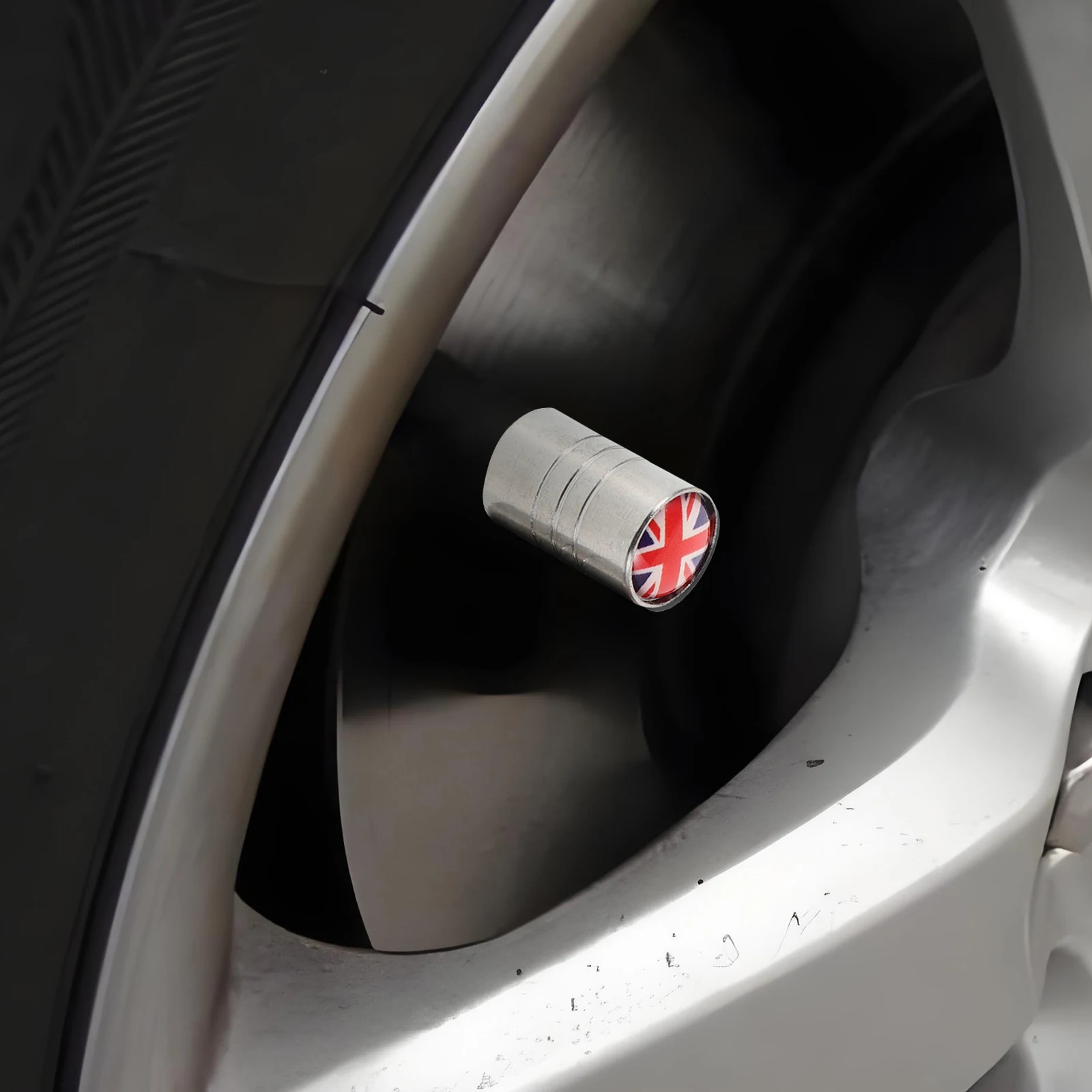 

8pcs Tire Valve Caps Aluminum Alloy Car Accessories Decorative Wheel Dust Caps Metal Creative Air Valve Covers Set Replacement