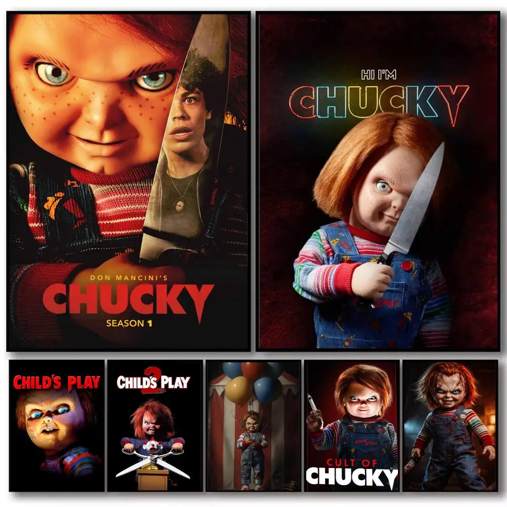 Horror Movie C-Chucky Poster PP Wall Decor Posters Celebrity Art Prints Aesthetic Wall Art Bedroom Office Home Gift