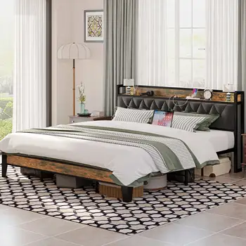 8 best sales Queensize-Bettgestelle mit Kopfteil - №2