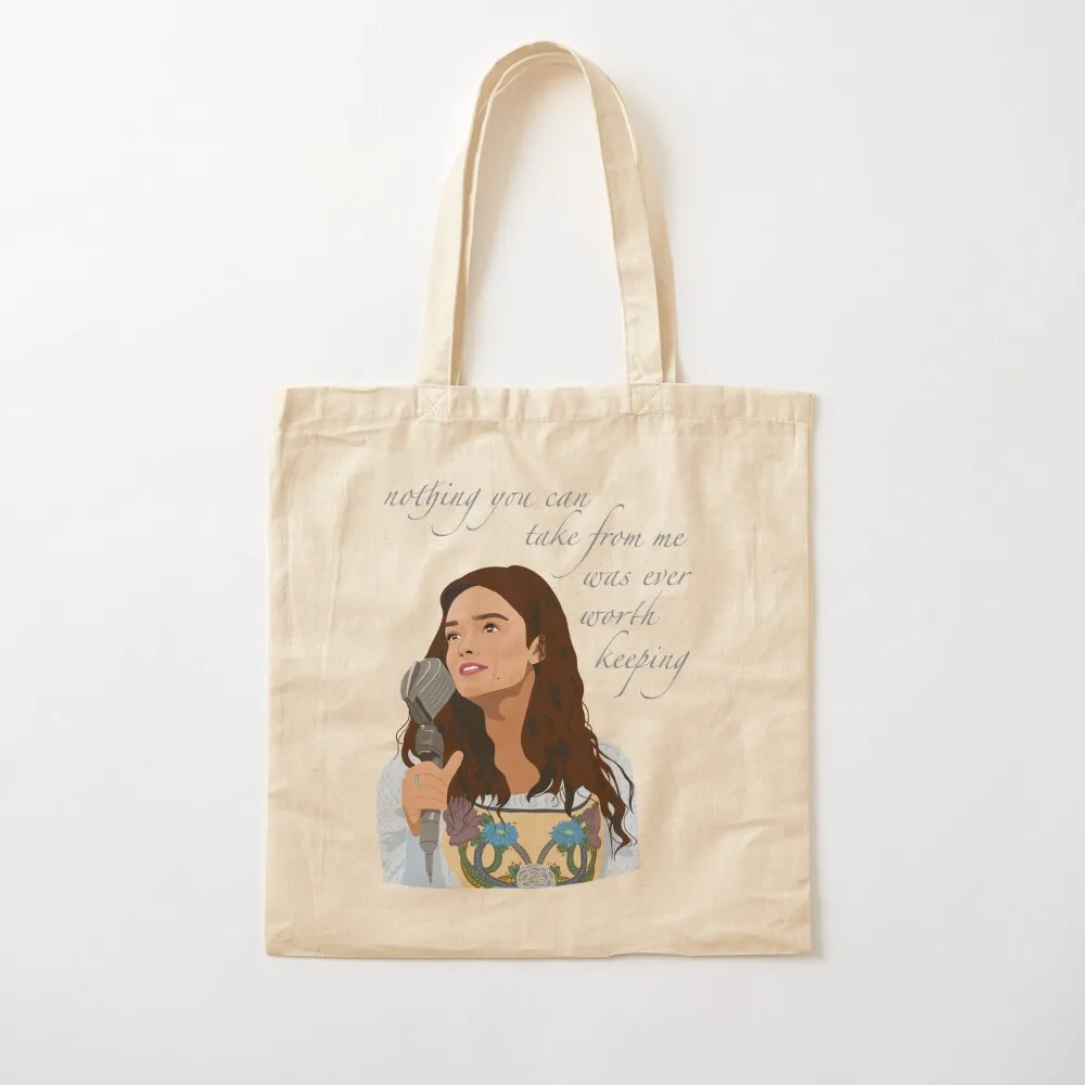 Nothing you can take from Lucy Gray Tote Bag custom fabric bag shopper bag woman canvas tote bags shopping trolley