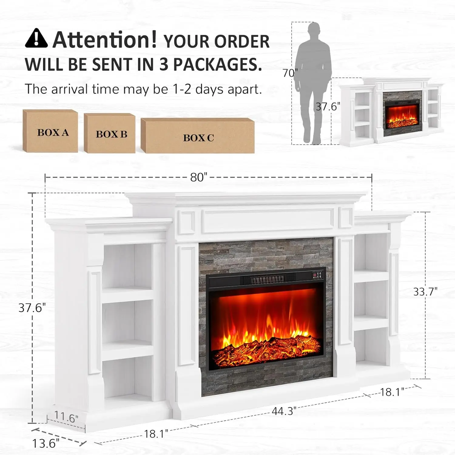 Thumbnail 4 - #15 Best Electric Fireplace Heaters to Buy In 2026