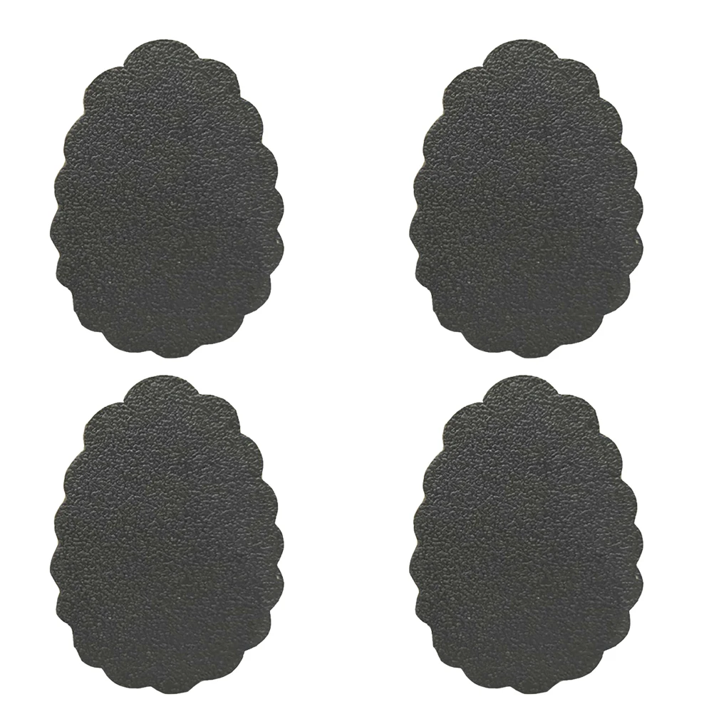 

4 Pcs Anti slip Insoles High heeled Shoes Pads Black Non slip Grip Sole Forefoot Cushion Half Easy to Stick Remove Suitable