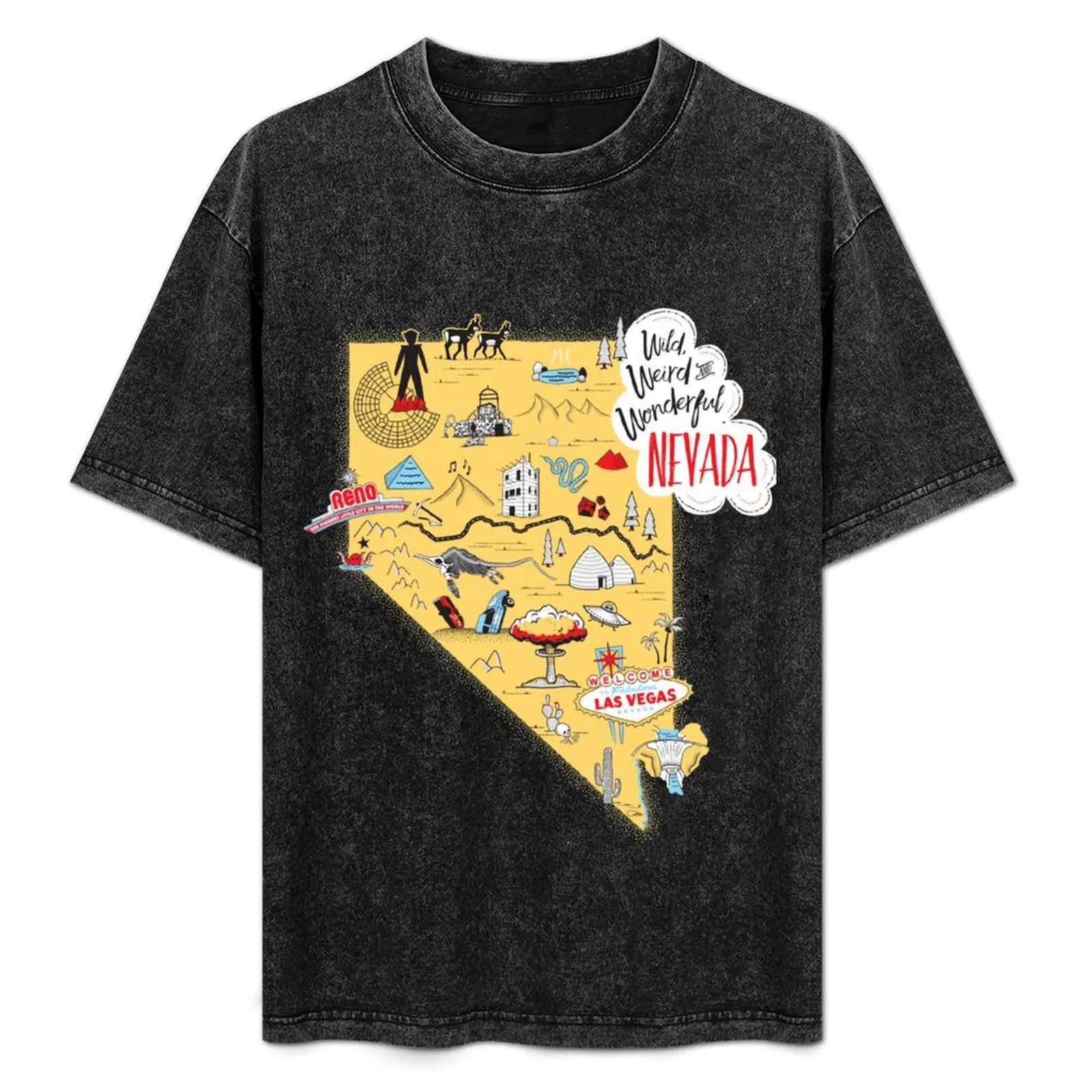 

Weird Nevada T-Shirt Daily Wear Plain Short Sleeve Shirt