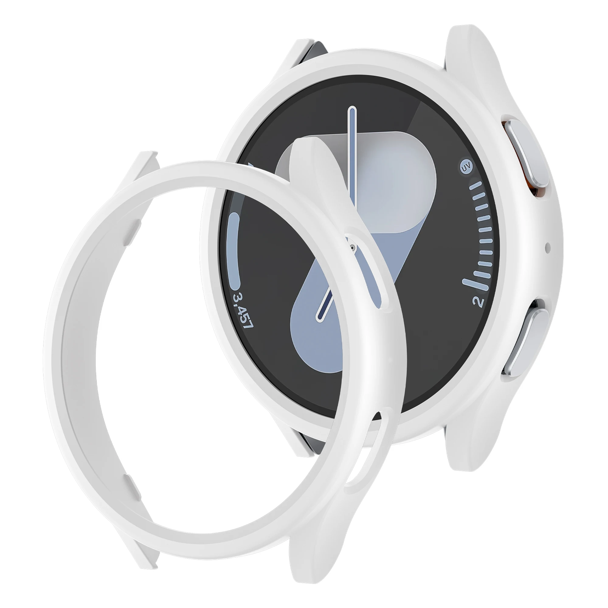 Hülle für Samsung Galaxy Watch 7 FE 40 mm 44 mm Zubehör PC-Rahmen Schutzhülle Hard Bumper Shell Cover Galaxy Watch 7 Smartwatch